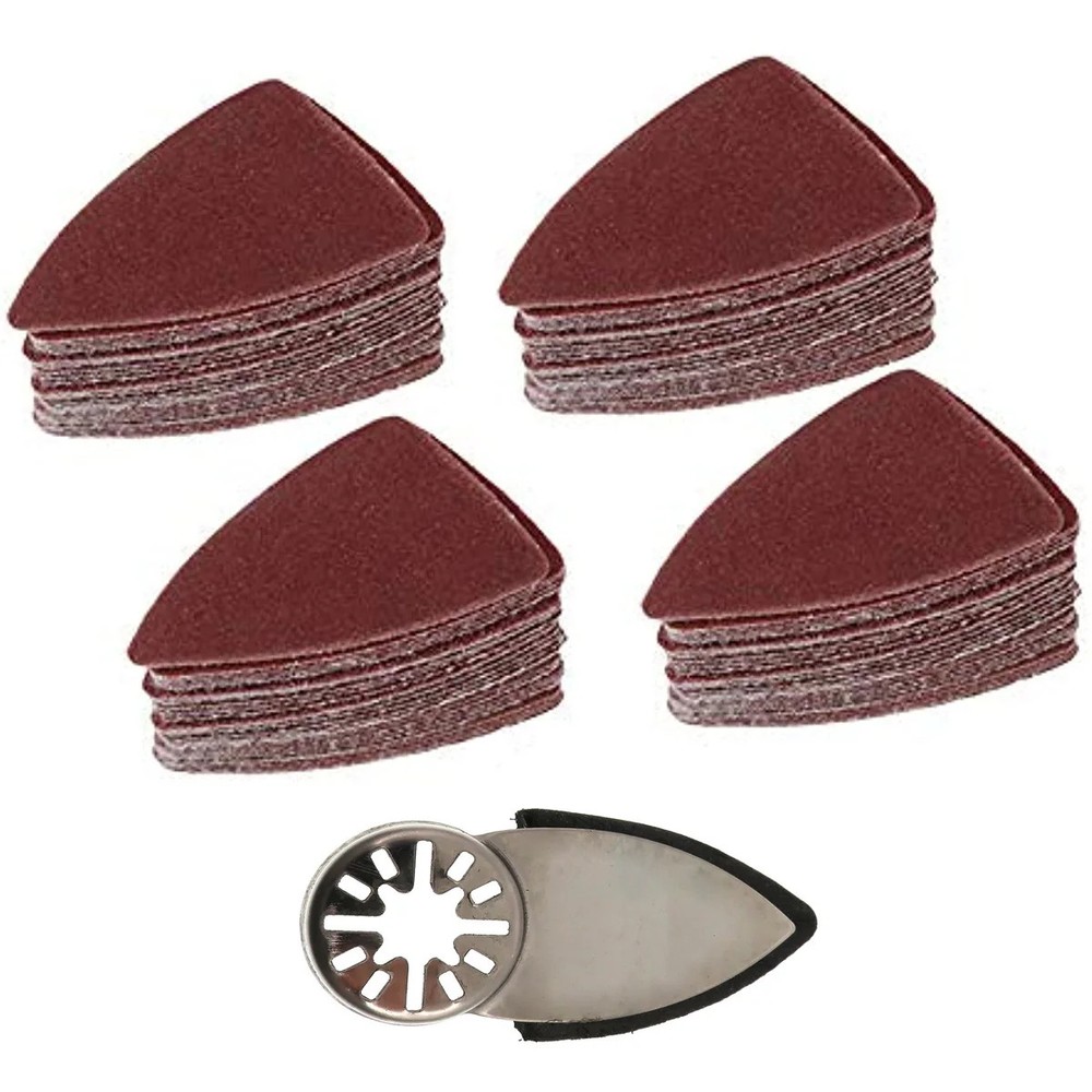 41Pcs Finger Sanding Pads Oscillating Tool Detail Sanding Kit,Hook &Loop Sandpap