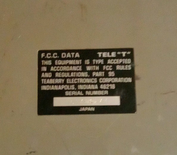 Tele "T" From Teaberry Japan