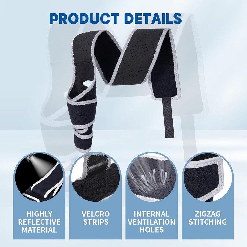 Universal Dog Knee Brace – Torn ACL, Joint Support, Front/Back Legs Size Large