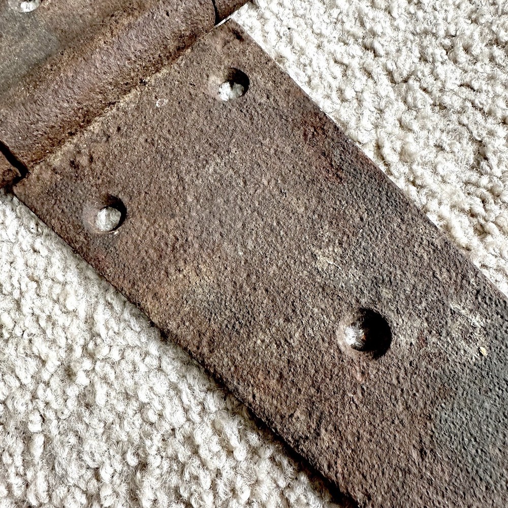 Antique Large Primitive Barn Door Gate Rustic Strap Hinge 14.75 x 8”