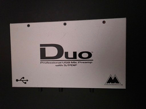 M-Audio Duo USB Audio Interface Preamp with S/PDIF no ac adapter (as pictured)