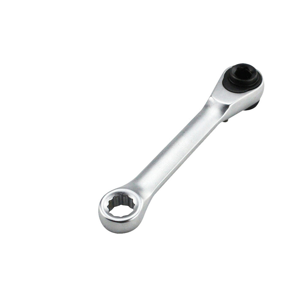 1/4 Inch Mini Ratchet Wrench 72 Tooth Dual Head Reversible Quick Bit Handle Tool