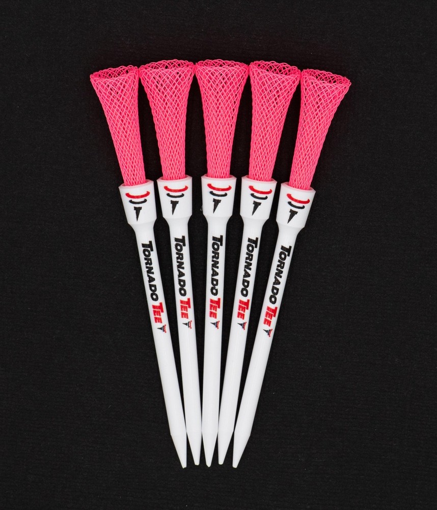 4" Long Drive High Performance Golf Tee (Neon Pink)