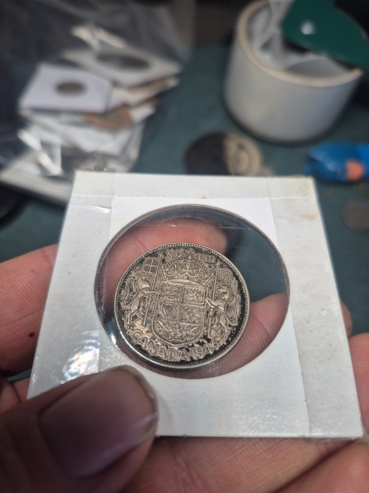 1946 Canada 50 Cents Half Dollar Silver