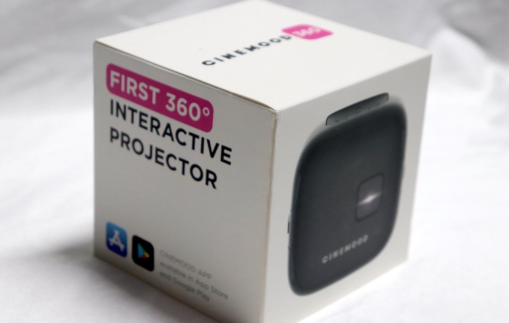 CINEMOOD First 360 Interactive Smart wi-fi Cube Projector