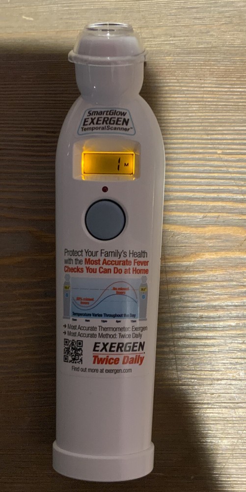 🍏 Exergen Temporal Artery Thermometer,Distressed Box 🆕