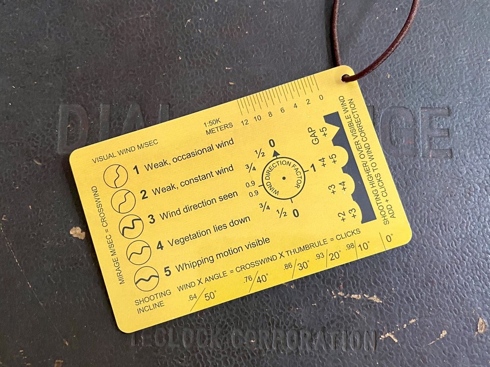 Shooting Range Plastic Card