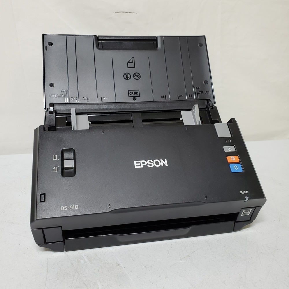 Epson DS-510 Color Document Scanner NO ADAPTER 1K Page Count Duplex