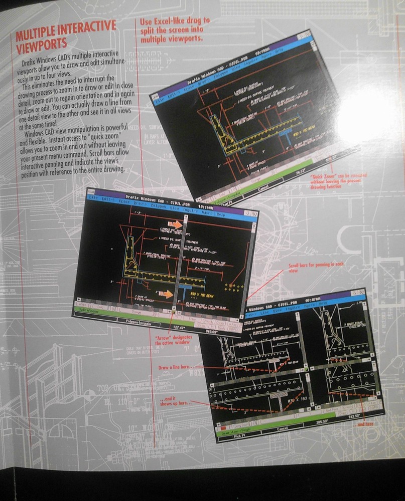 1989 Drafix Windows CAD Press Kit, by Foresight Resources