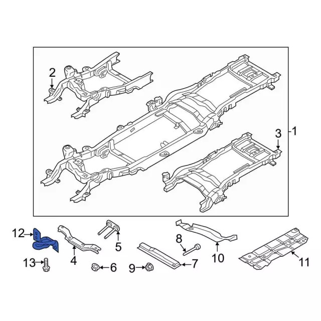 Genuine Ford Tow Hook HC3Z17A954B