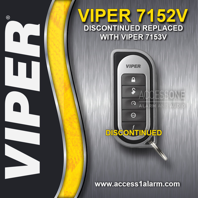 Viper 7152V 1-Way 5-Button Replacement Remote Control Transmitter For Viper 5301