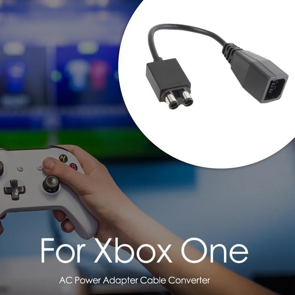 2pcs For Microsoft Xbox 360 To Xbox One AC Power Adapter Cable Convert Charge