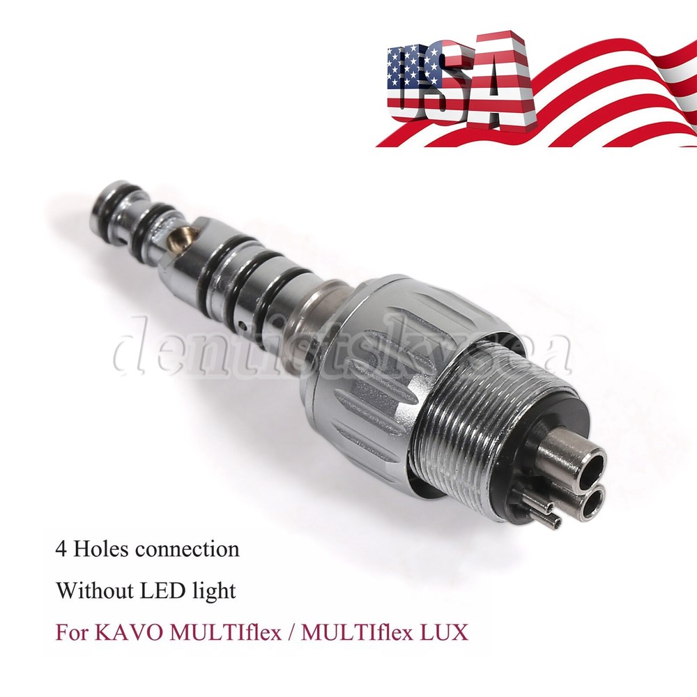 Dental KaVo MULTIflex Type Coupler 4 Hole High Speed Handpiece Quick Coupling US