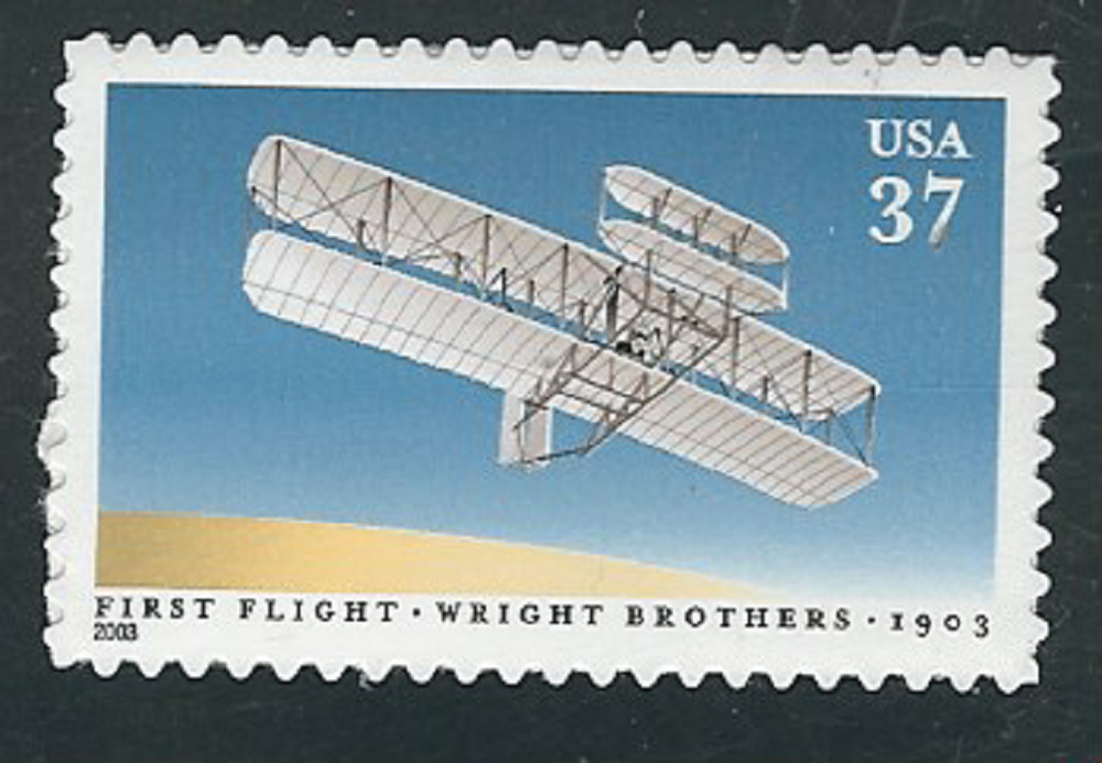 Scott  #3783... 37 Cent.... First Flight...2 Stamps