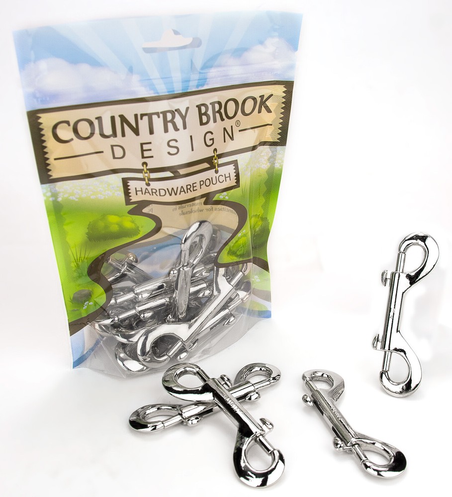 2 - Country Brook Design® 3 1/2 Inch Double Snap Hooks