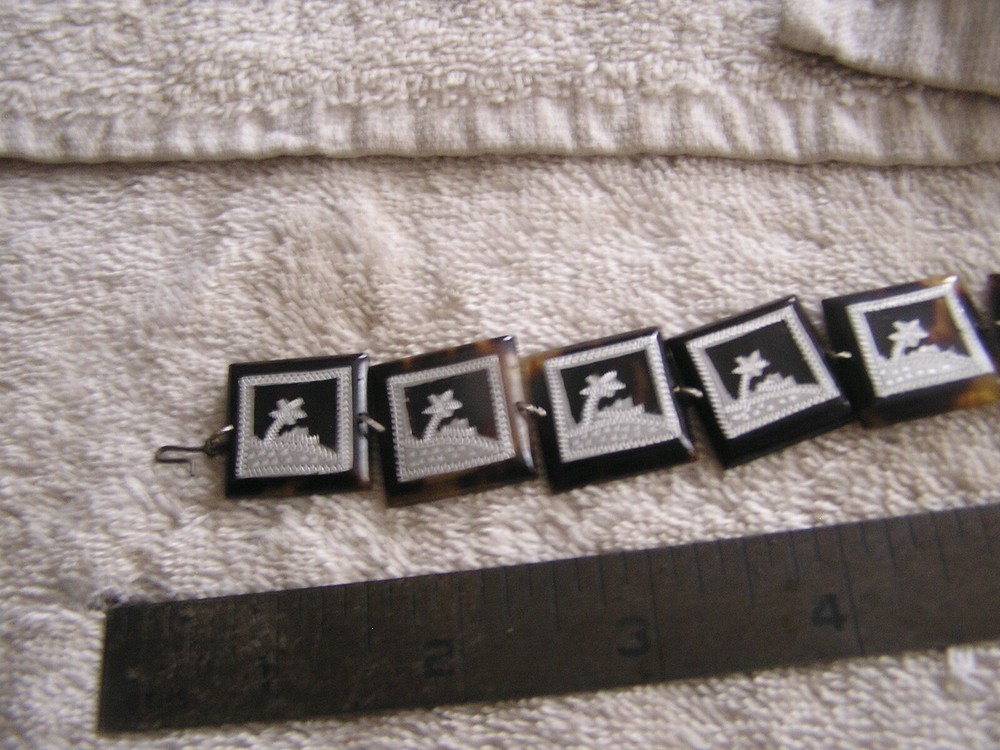 Antique Panel Bracelet with Overlay