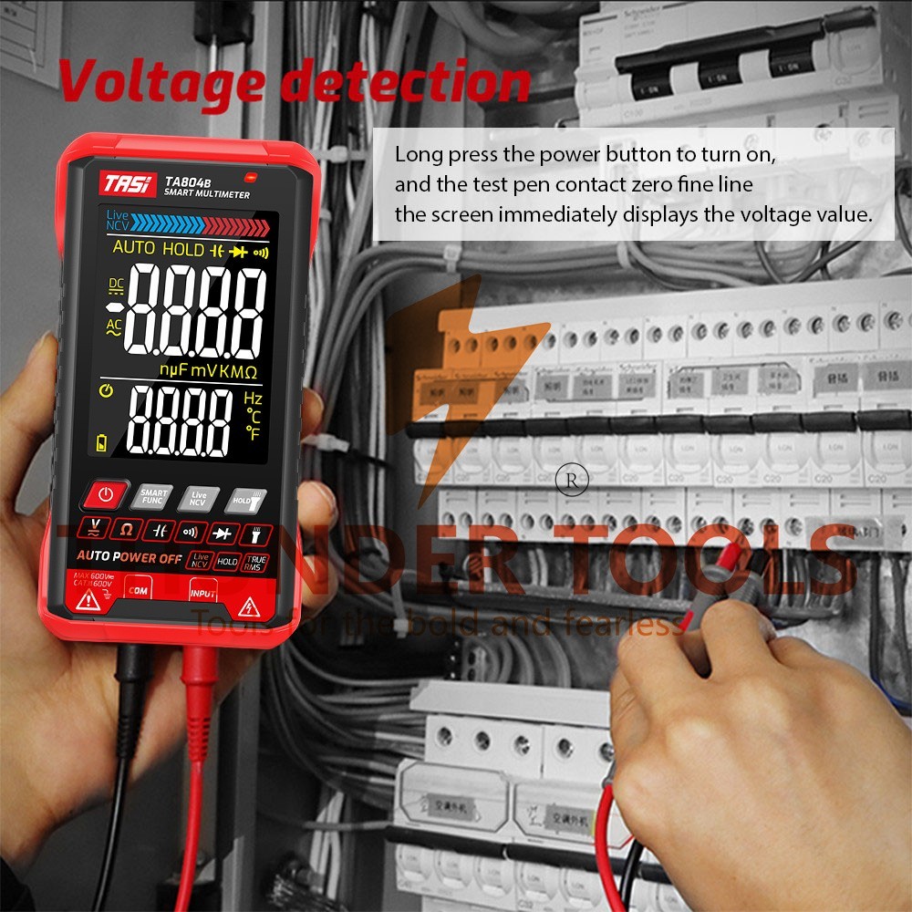 Thunder Tools TASI TA804B Digital Multimeter Professional Auto Tester True