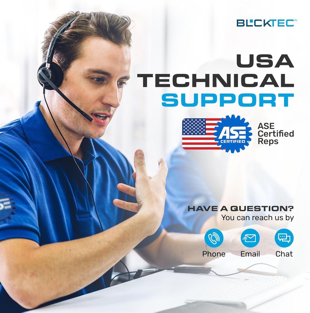 BLCKTEC 420 Bluetooth OBD2 Scanner Diagnostic Tool - Vehicle Code Reader for Car