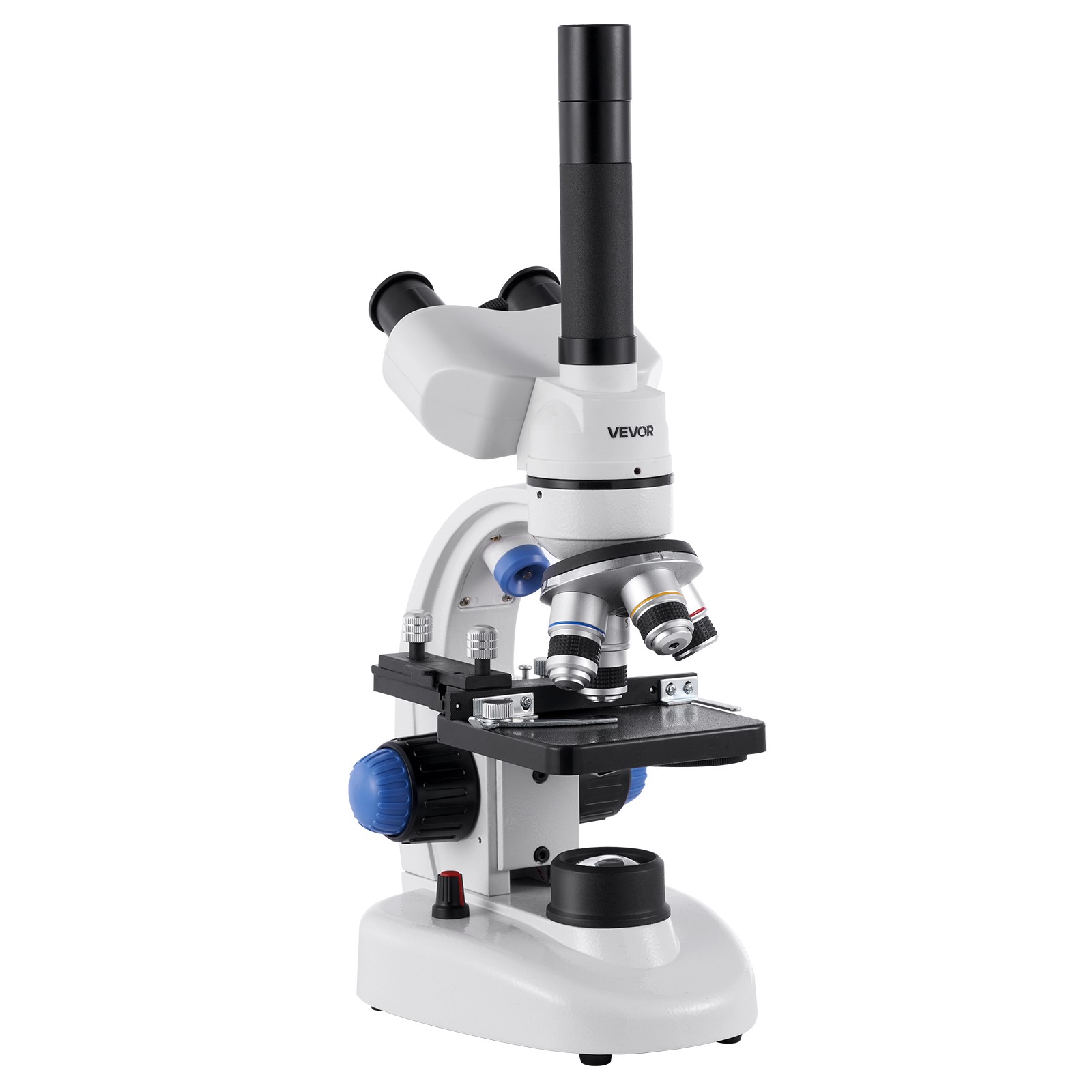 VEVOR Professional Trinocular Compound Microscope Kit 40-5000X Magnification