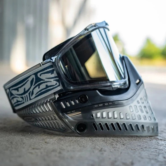 JT Spectra Proflex Paintball Goggle with Chrome Thermal Lens - Stratus Ice Smoke