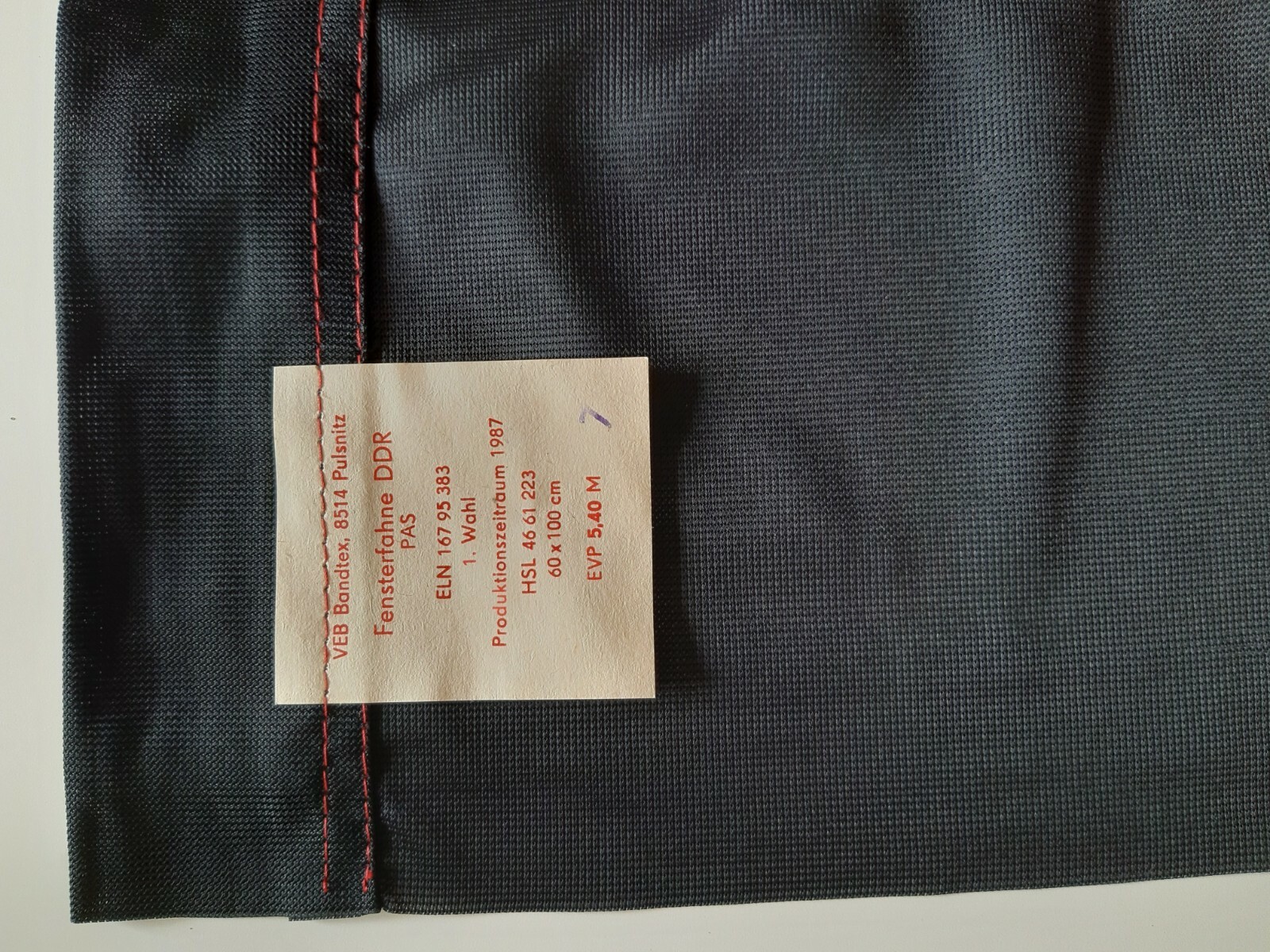 GDR Flag 1987 original communist East Germany DDR Fahne NVA double-sided 100x60