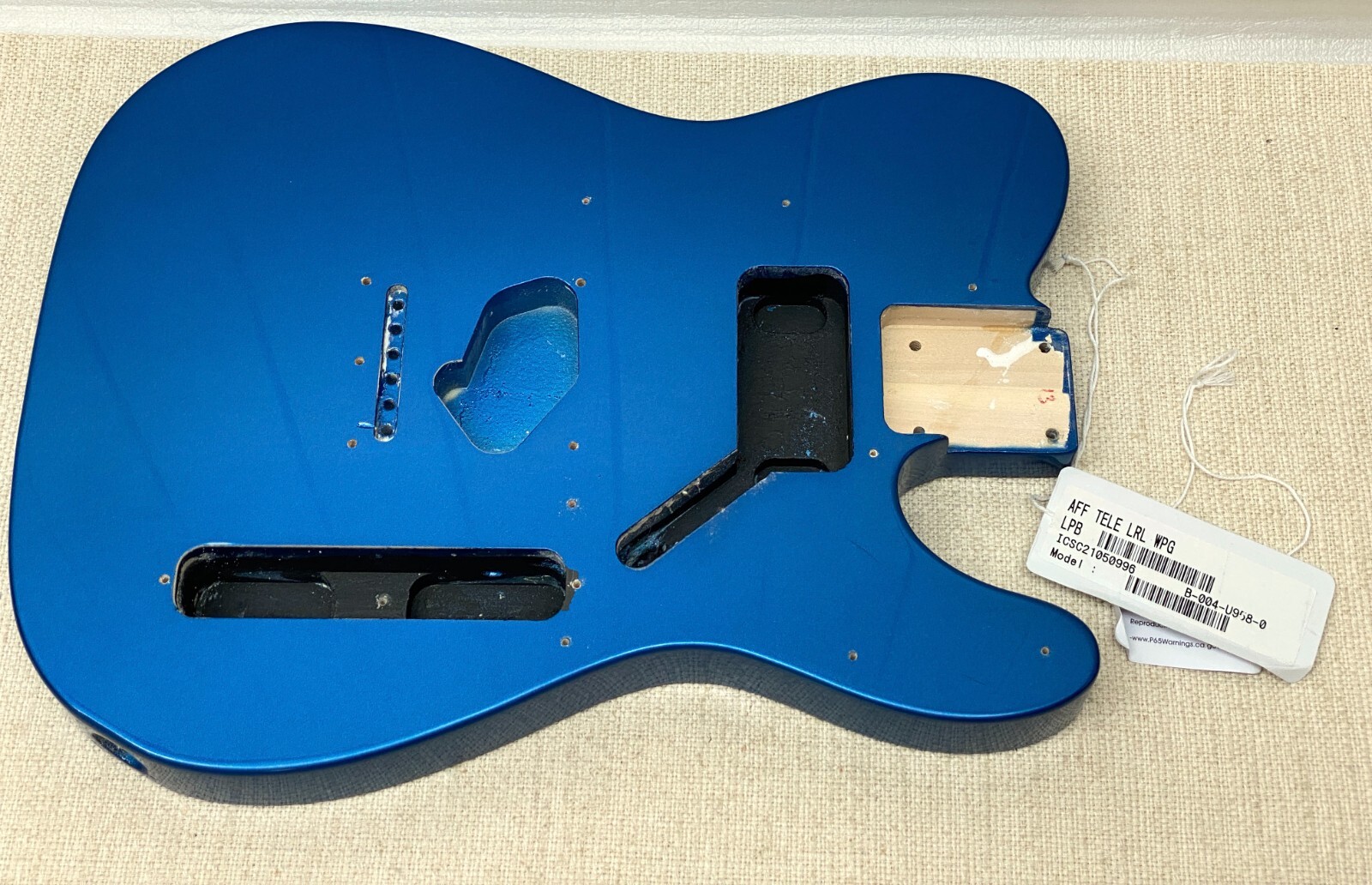 OEM Fender Squier TELE BODY LAKE PLACID BLUE Electric Guitar Telecaster