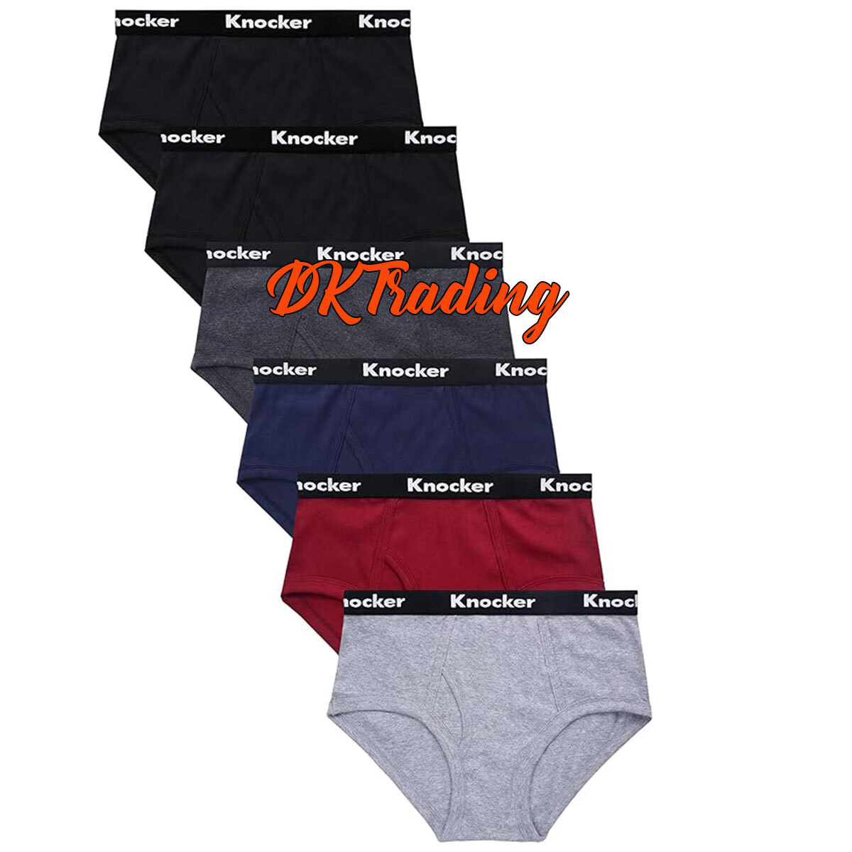 3-6 Pack Men Classic Briefs 100% Cotton Brief Fit Underwear Solid Colors S-XL