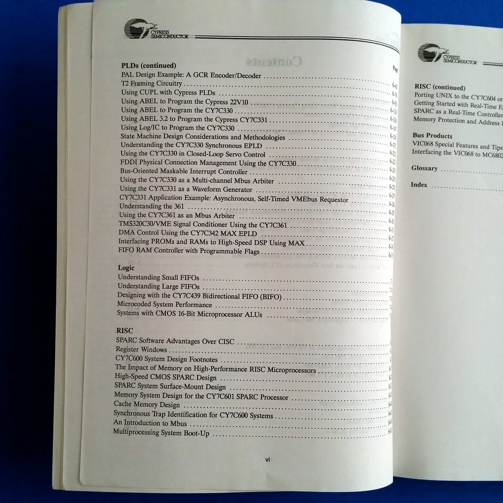 Cypress Semiconductor Applications Handbook Databook App Notes PLD CPLD Logic