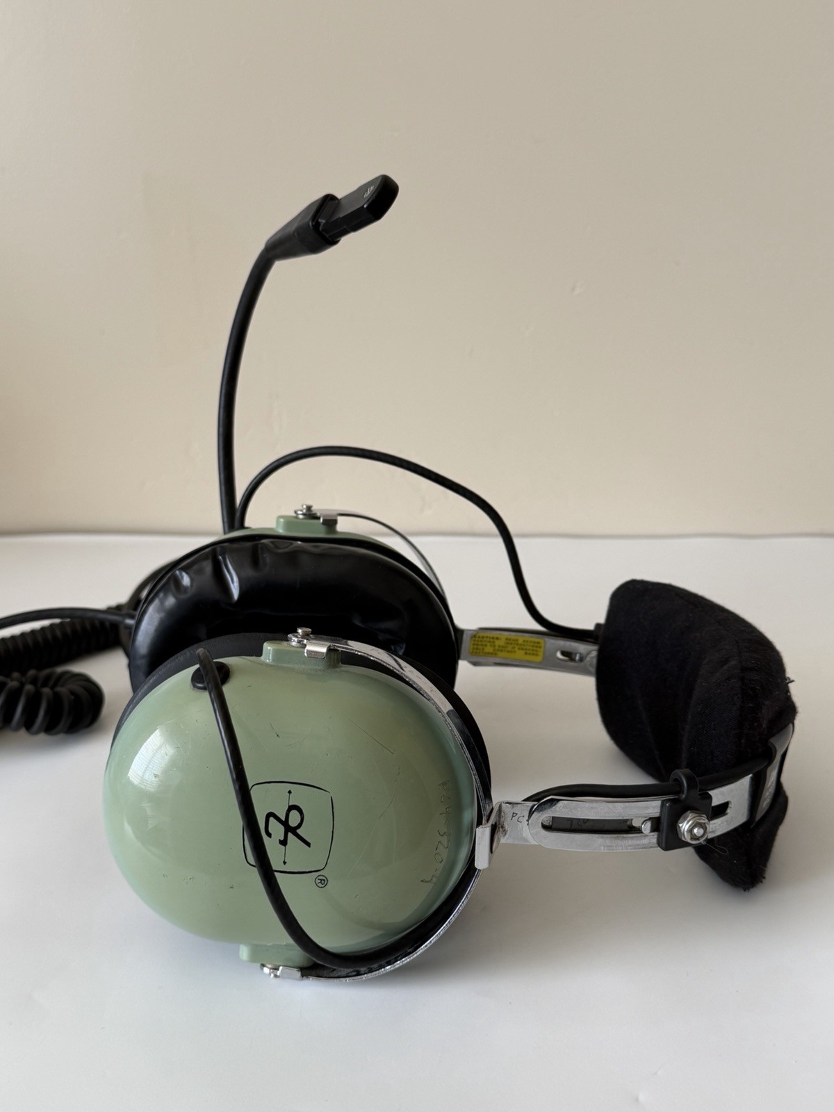 David Clark Aviation Headset Model H10-26 Noise Cancelling Microphone M7A