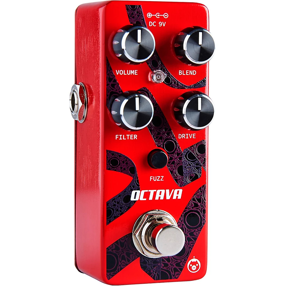 Pigtronix Octava Micro Fuzz & Distortion Effects Pedal Red