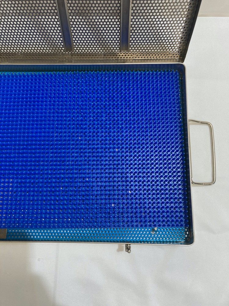 Autoclavable Sterilization Case w Silicone Insert 15" x 10" x 2" General Surgery