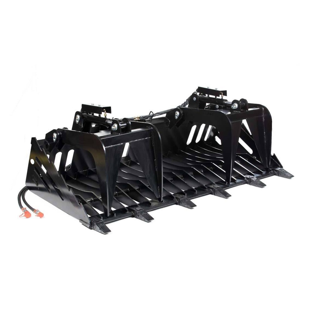 Titan Attachments 82" Skeleton Rock Grapple Rake, SSQA