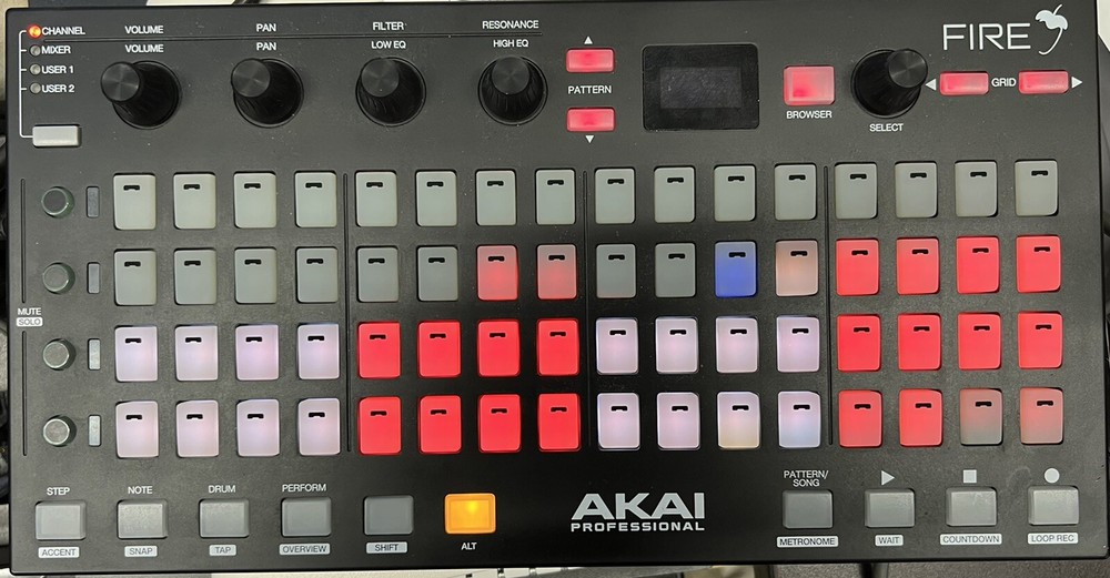Akai Professional Fire FL Studio USB Midi Pad Controller Open Box
