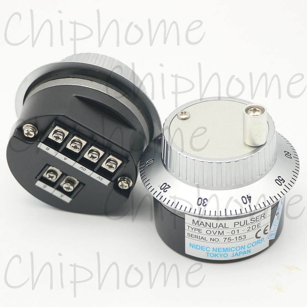 1PCS NEW NEMICON OVM-01-2DE OVM012DE Manual Pulse Generator Encoder Panel Dial