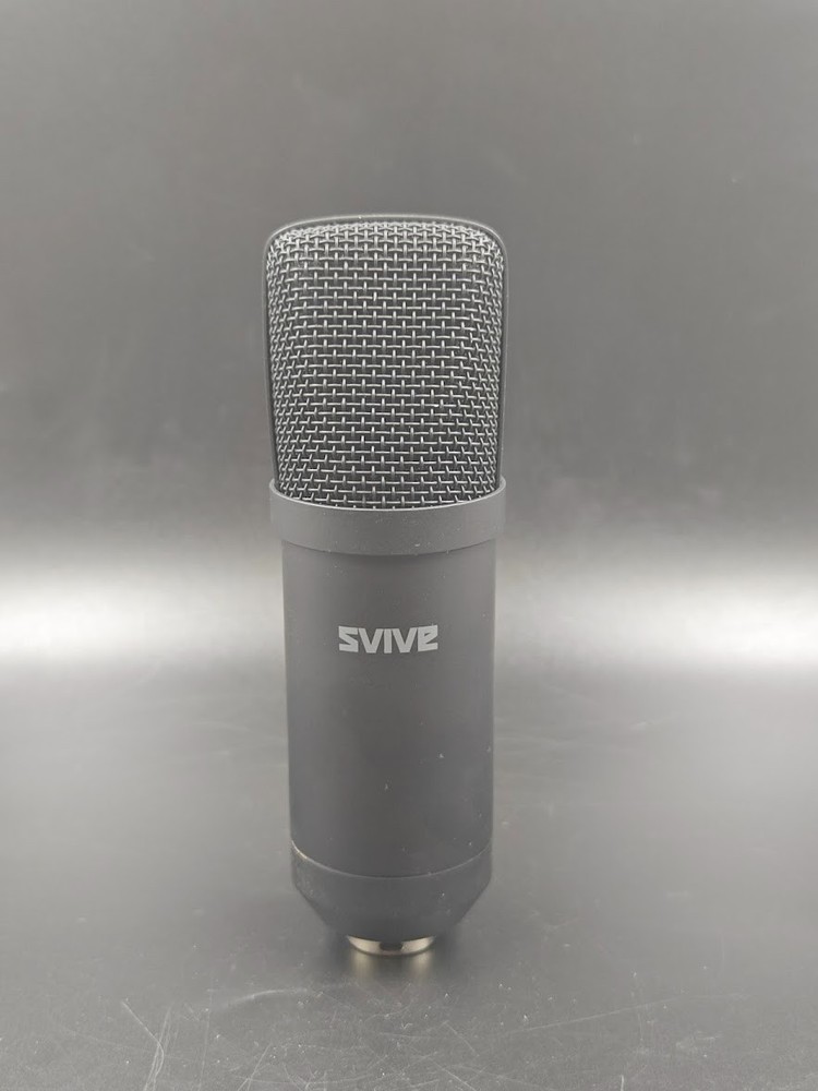 Svive Hydra XLR Studio Microphone Black Used Working