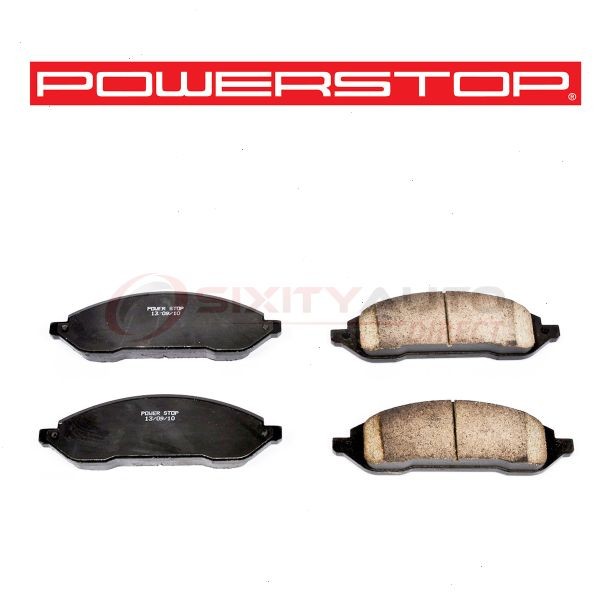 PowerStop 16-1022 Disc Brake Pad Set for Braking Stopping Wheel Tire Pads fr