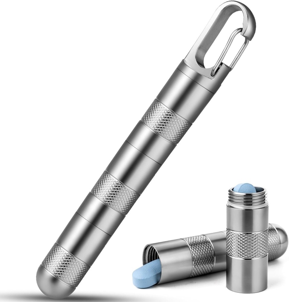 Waterproof Pill Box Case - Gray Titanium