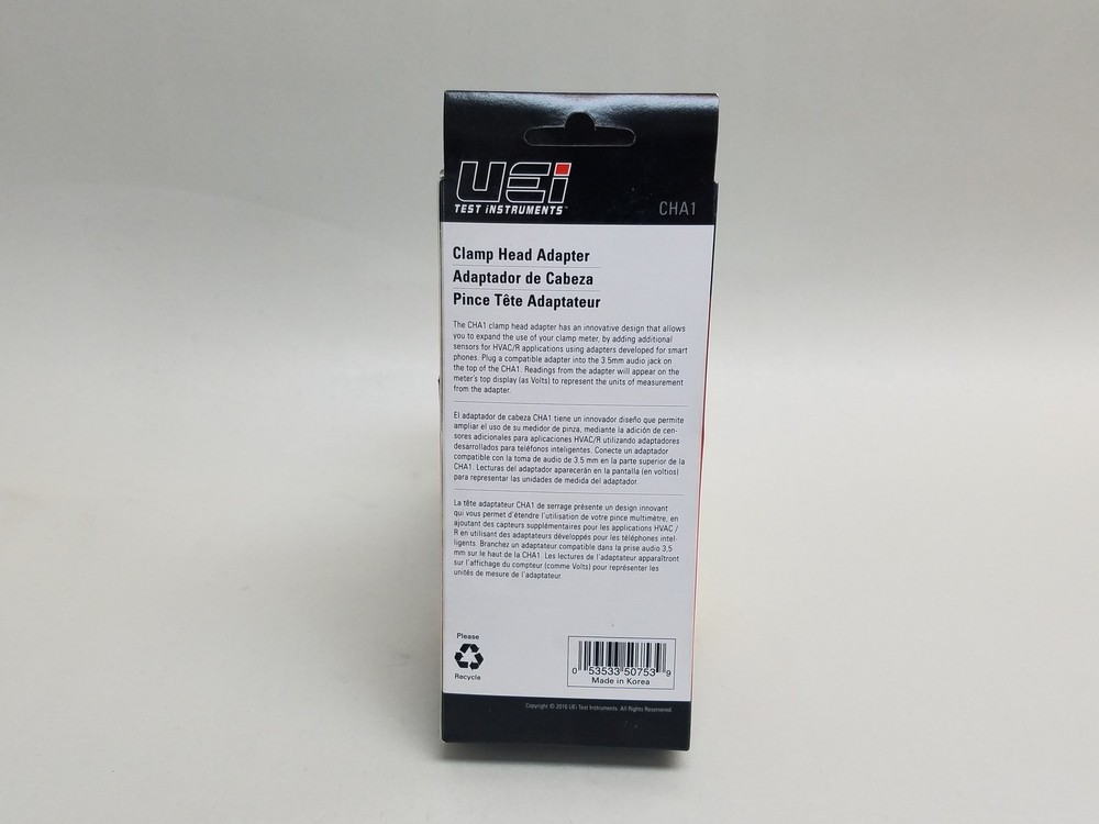 New UEI CHA1 Clamp Head Adapter for Clamp Meter