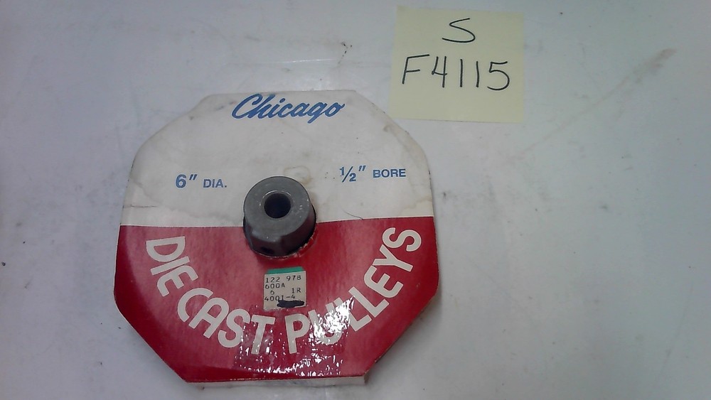 CHICAGO 1/2 BORE 6 INCH DIAMETER