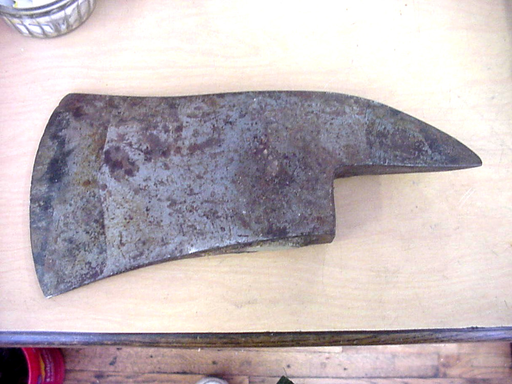 Engine #2 Large Fireman's Firefighters Axe Head With Spike Wt = 7 Plus Pounds
