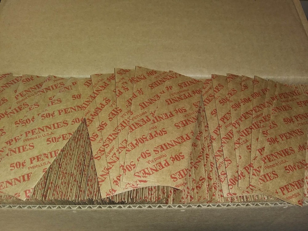 50 Penny Paper Wrappers Rolls