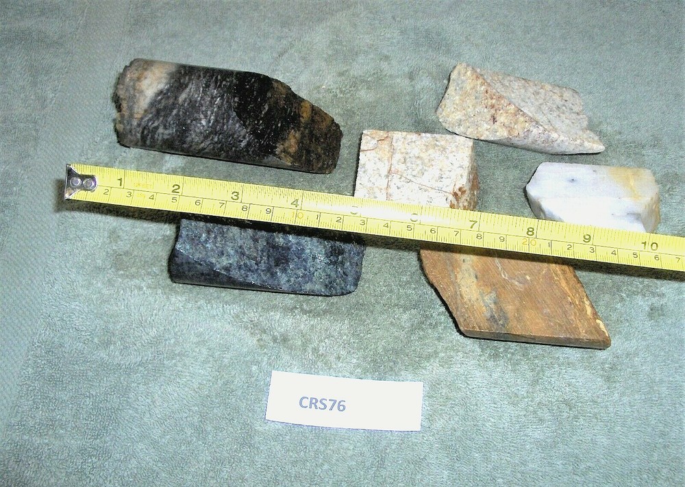 Split Core Samples From Alaska Gold Mine 6 Pieces Split And Unsplit  CRS76