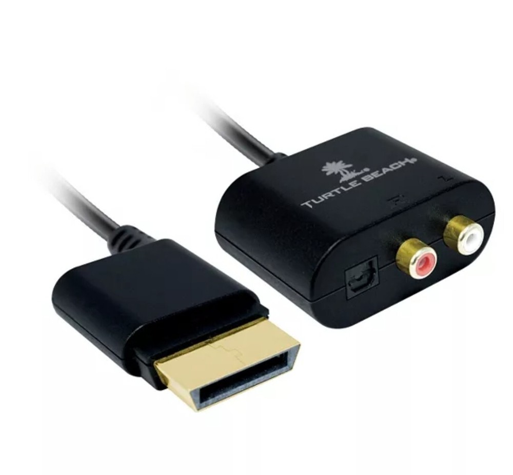 Turtle Beach Xbox 360 Audio Adapter 0.2M Cable 9ft Length Ear Force RCA Optical