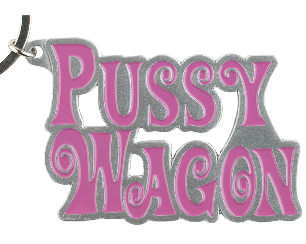 Pussy Wagon Metal Key Chain Keyring As Seen in Kill Bill
