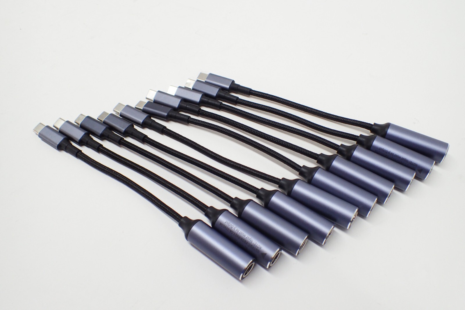 Lot 5 - 50 HP / DELL 140W 100W Power Adapter Converter 7.4mm To USB-C Connector