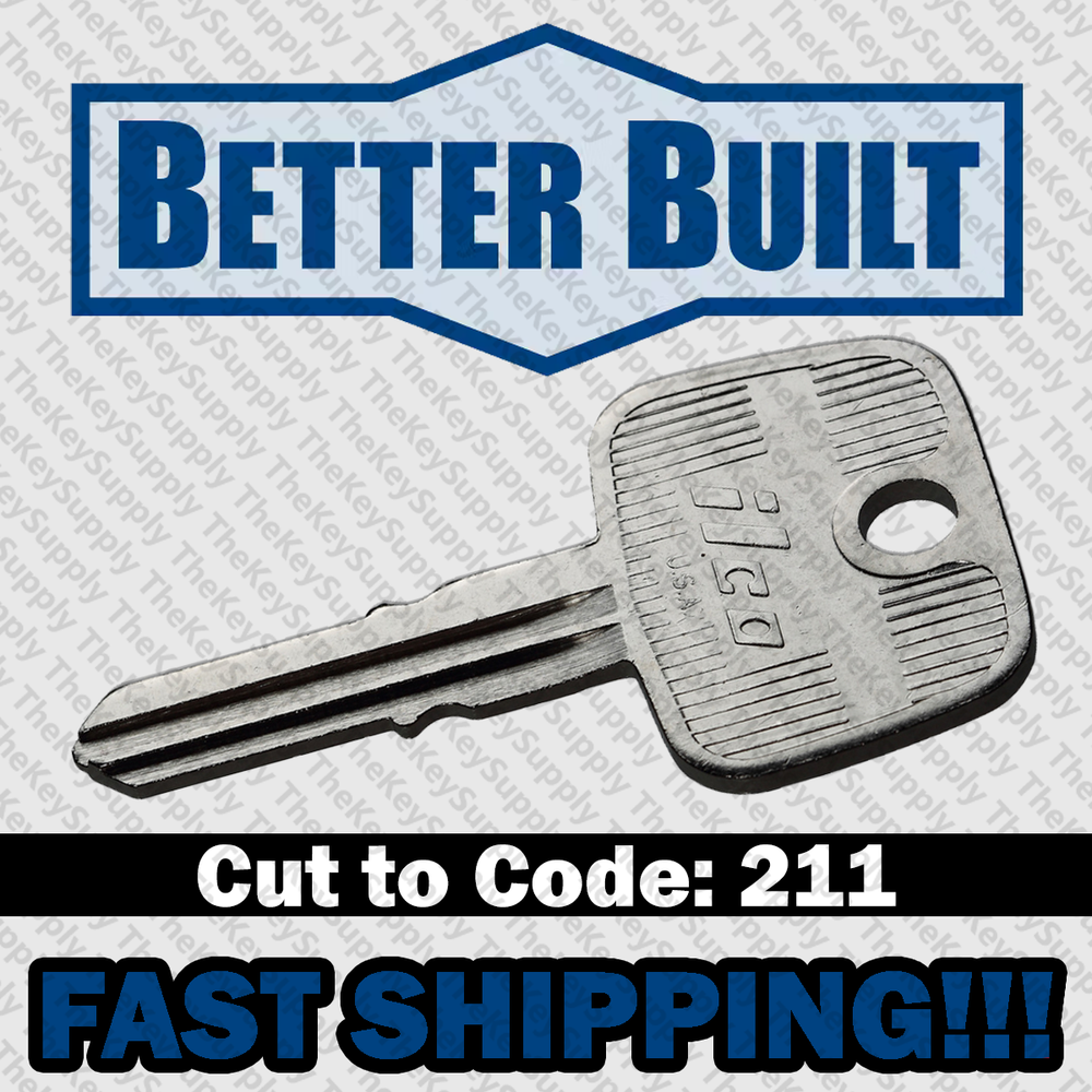 Better Built Tool Box Key Precut to Code 211