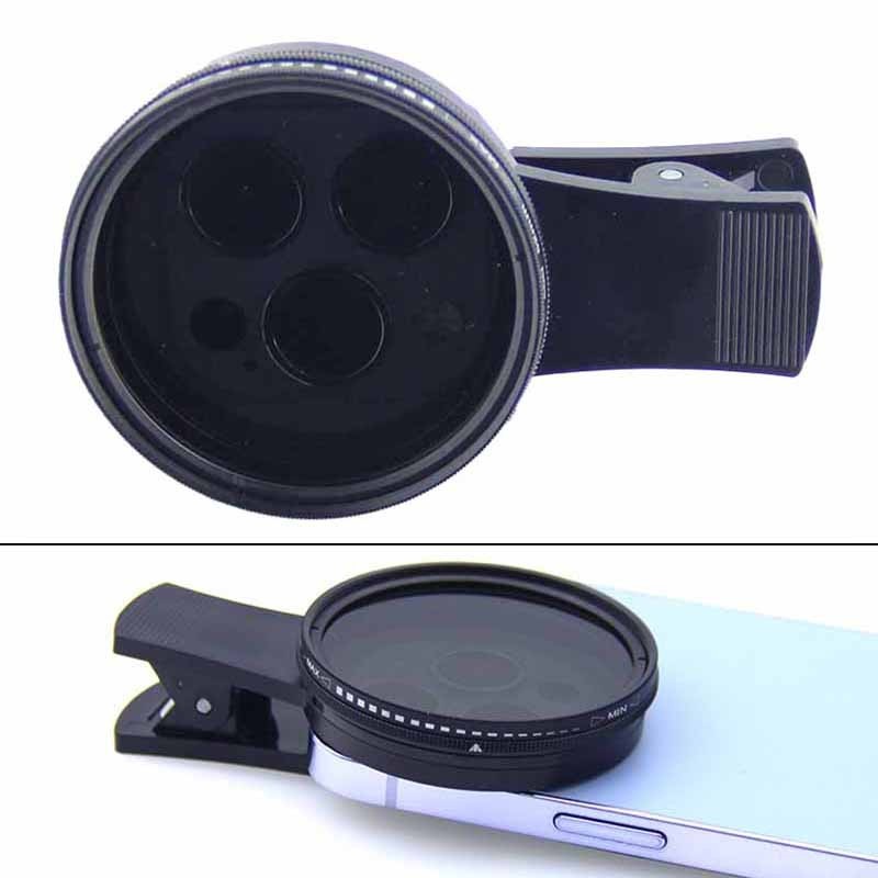 Portable 52mm Polarizing Filter Holder Designed for iPhone For Android Users