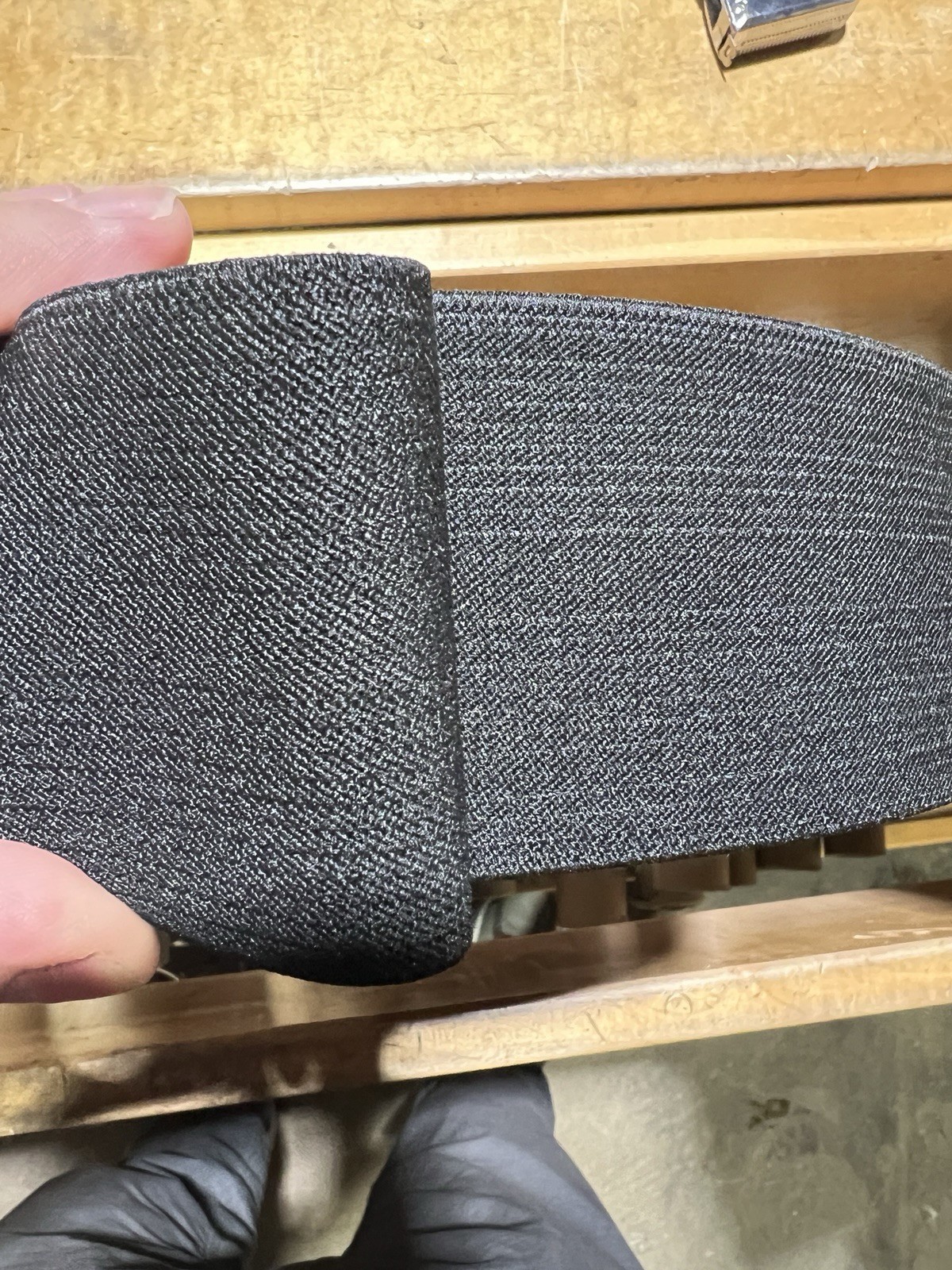 3in Wide Military Grade HD Elastic By-The-Yard - Black