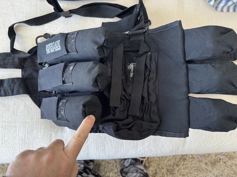 Paintball Harnesses with Pods Lot
