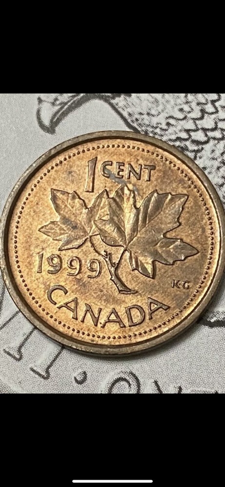 ERROR 1 CENT CANADA 1999